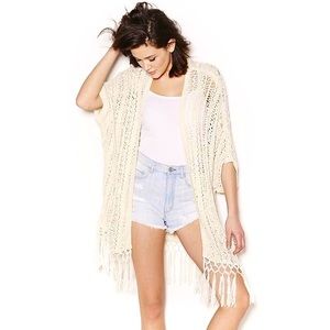 American Eagle Crochet Kimono